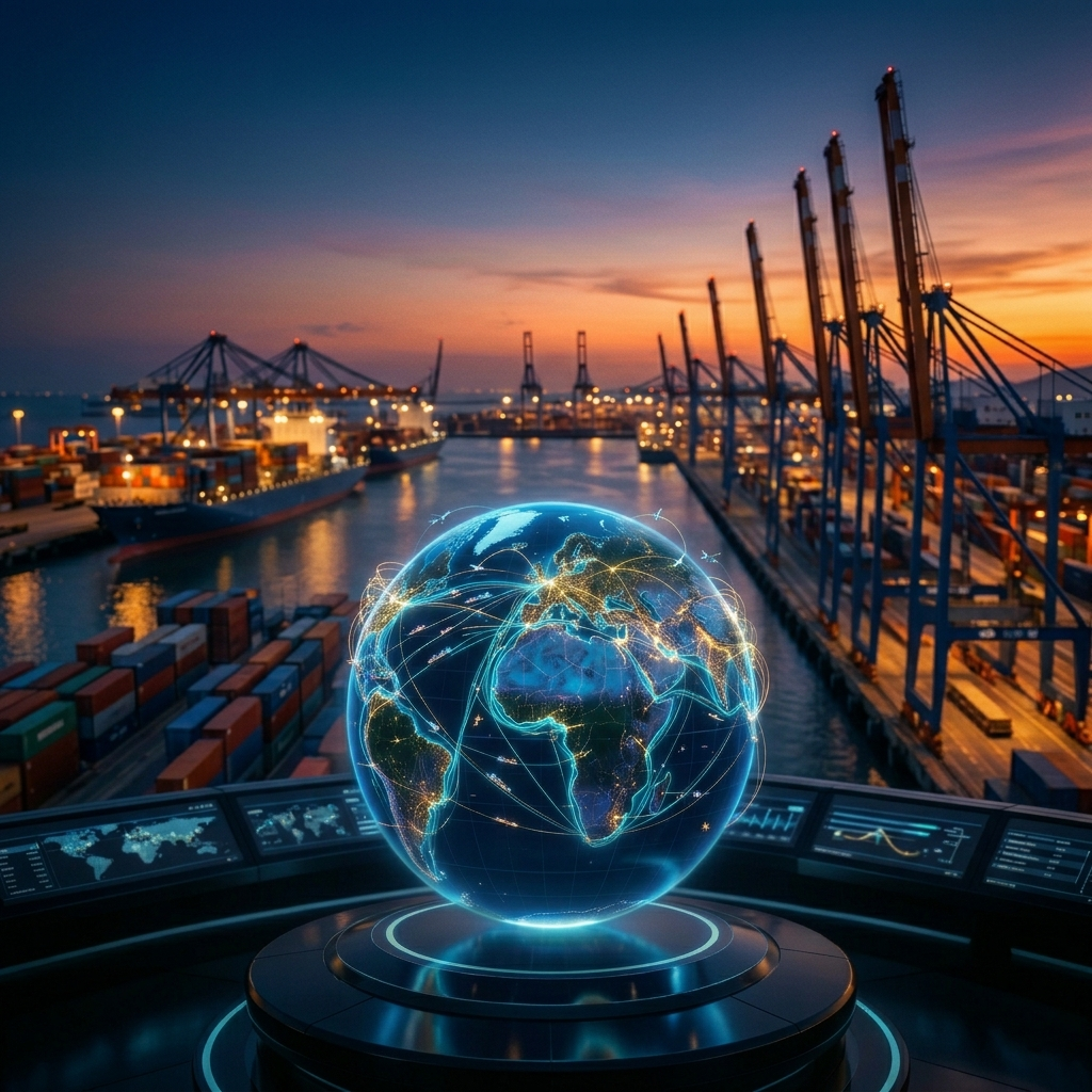 International trade routes across our operating geography